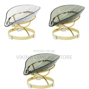 Reusable Innovative Leaf Shape Soap Dish Holder- Multi-Colours