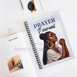 Prayer Journal – A5 Spiral Journal for Prayer Requests Faith