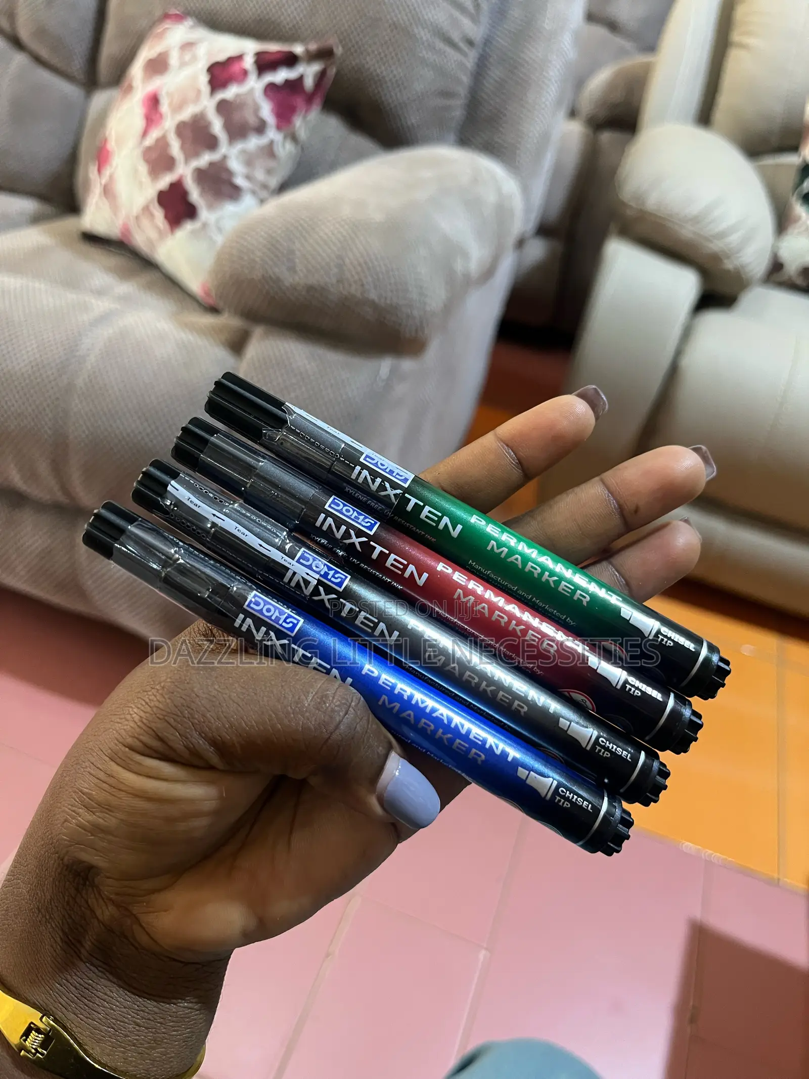 DOMS INXTEN Permanent Markers (10 Markers)