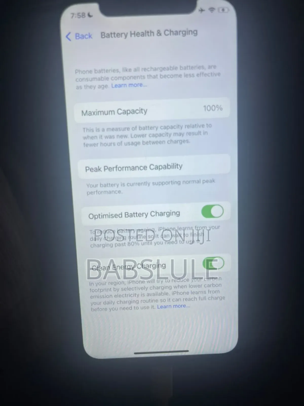 Apple iPhone X 64 GB Black