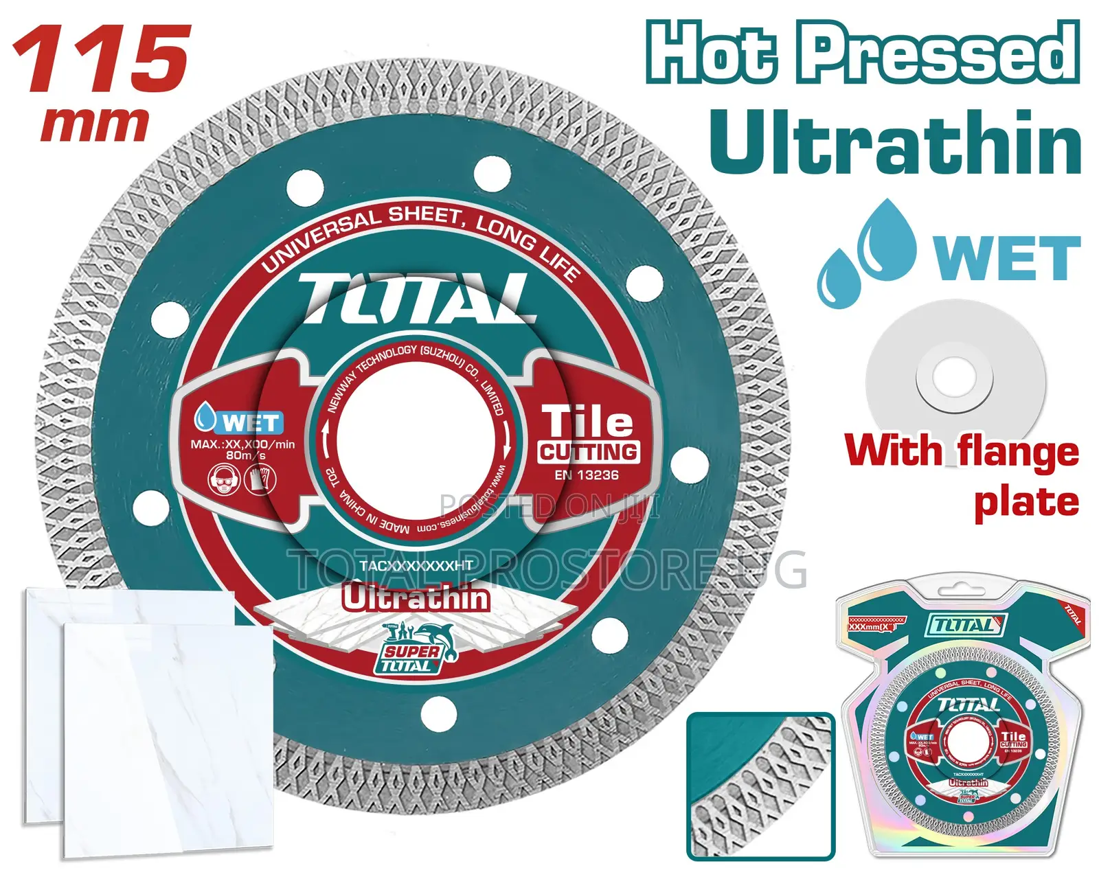 Ultrathin Diamond Disc (Mesh Rim) 115mm.