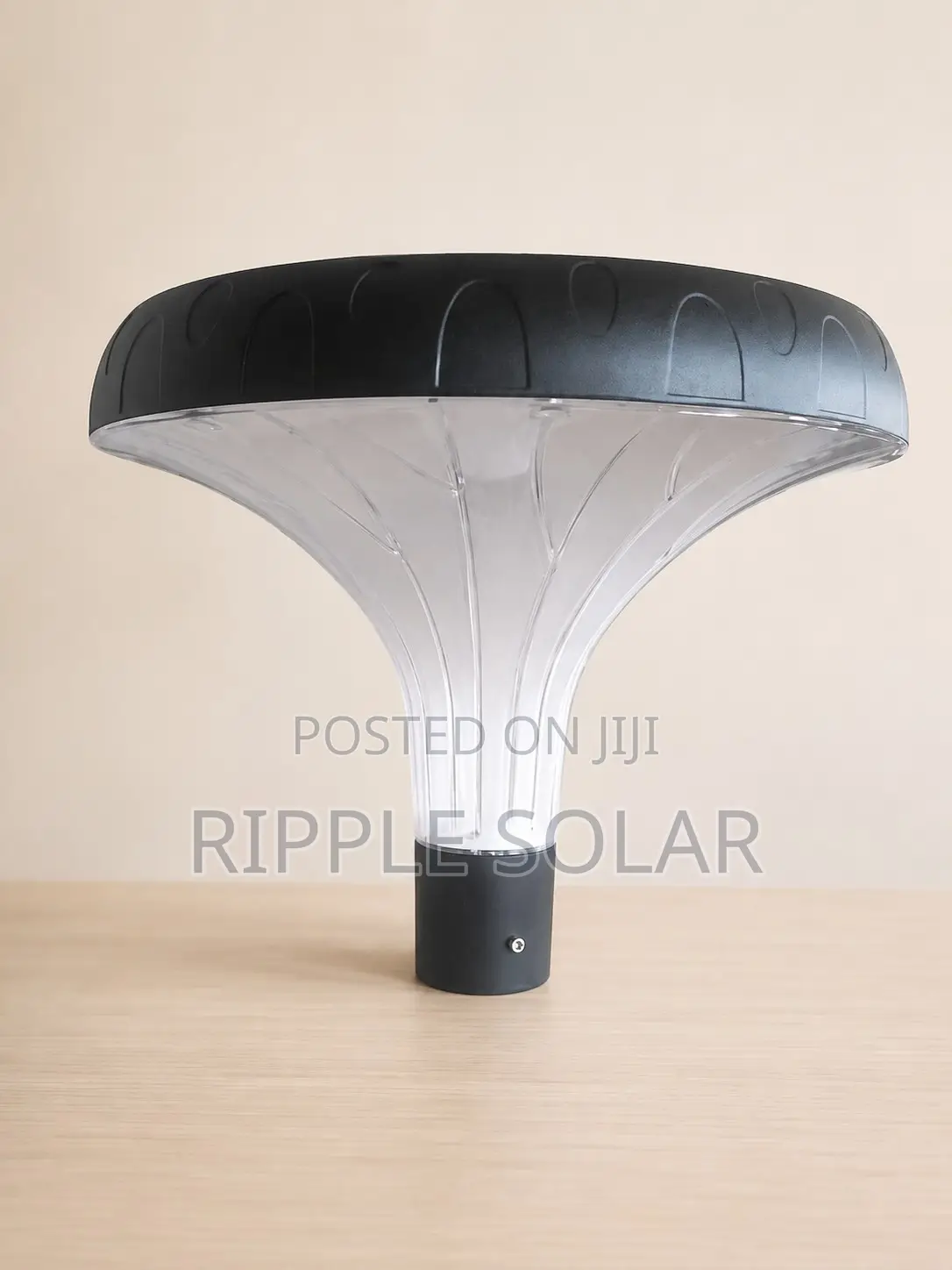 300W Solar Garden Pole Light 25W Panel IP65 Remote