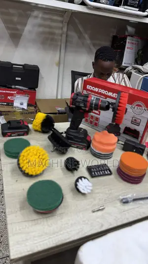 Rechargeable Scrubbing Drill Kit