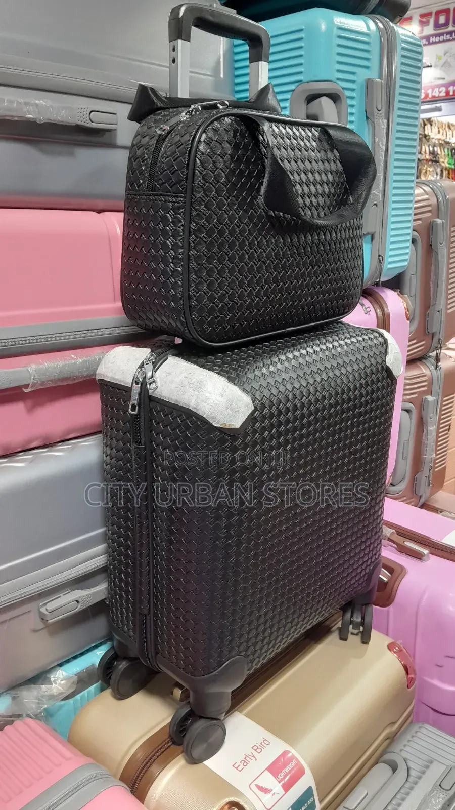 2pc Original Black Suitcase