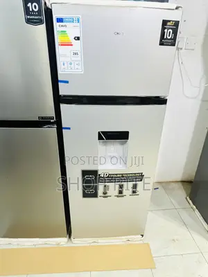 CHIQ 270 Liters Double Door With Water Dispenser