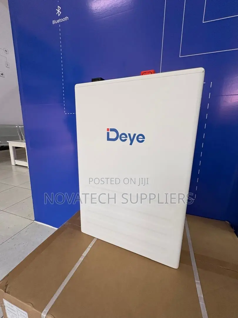 Deye 5.12kWh Wall Mounted Lithium Battery | Smart BMS