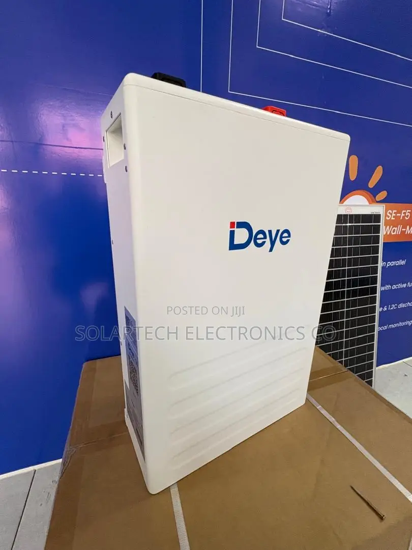 Deye 5.12kWh Wall Mounted Lithium Battery | Smart BMS