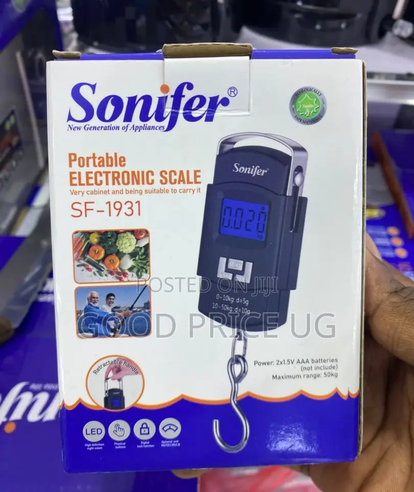 Sonifer SF-1931 Is a Portable Electronic Hanging Scale
