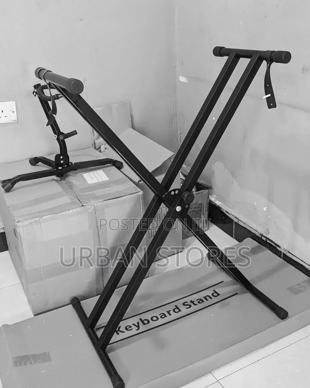 Double Brace X-Style Keyboard Stand,Portable