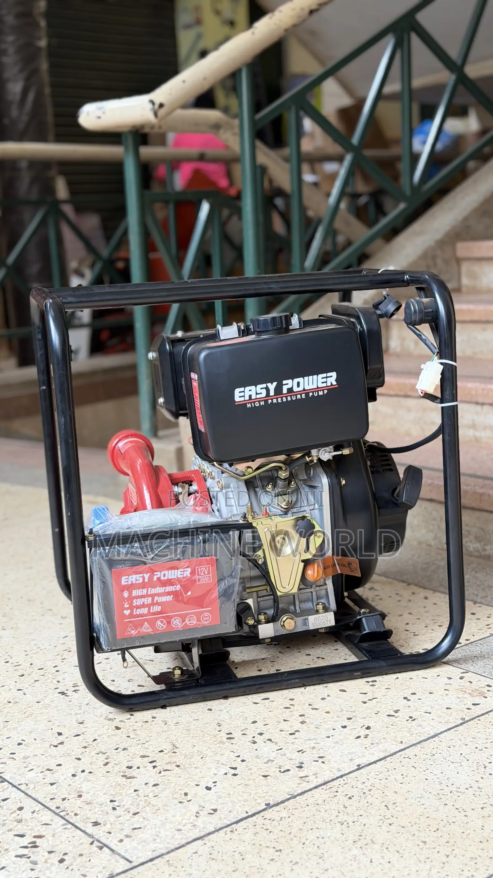 Diesel High Pressure Water Pump With Start System