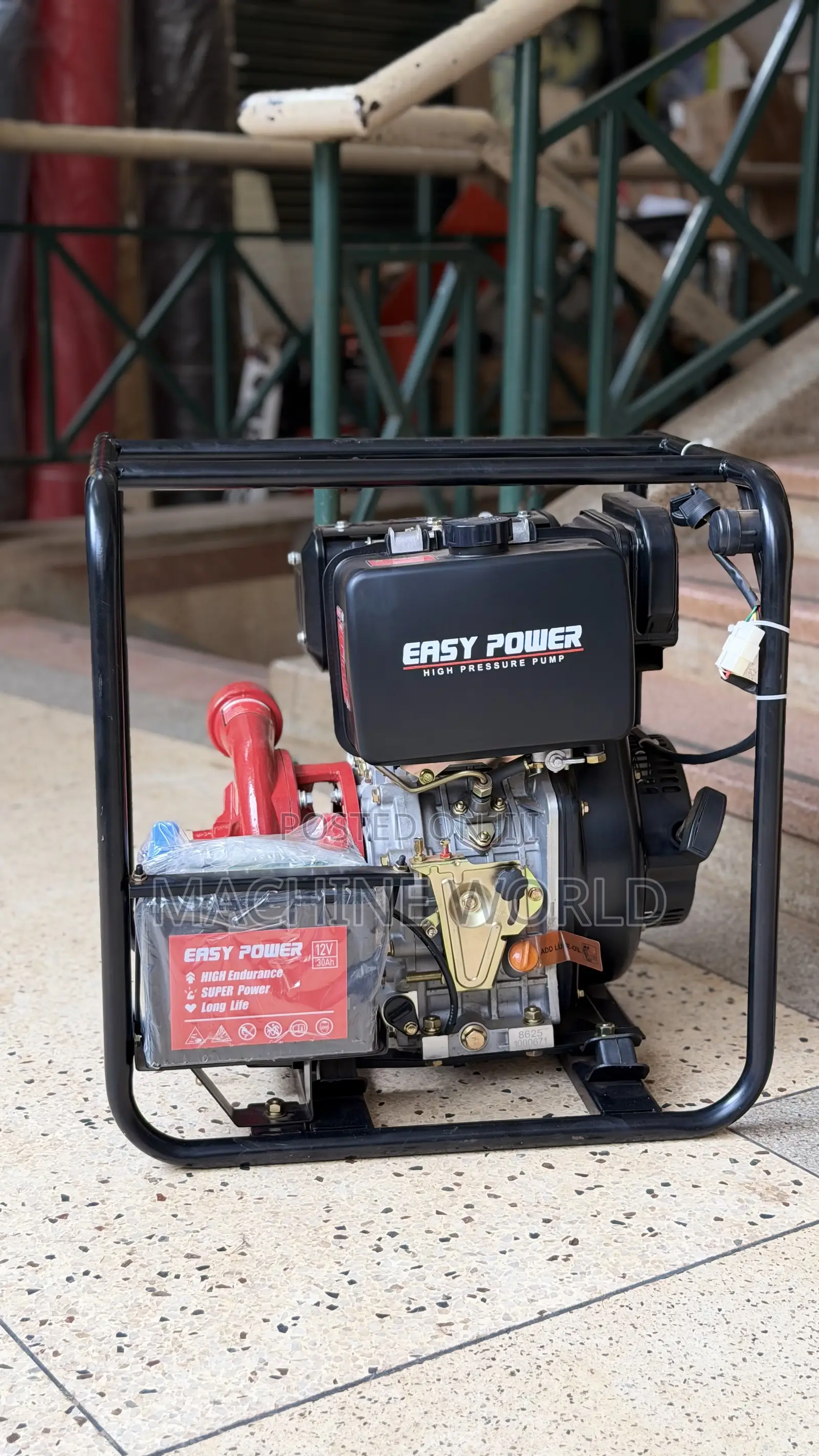 Diesel High Pressure Water Pump With Start System