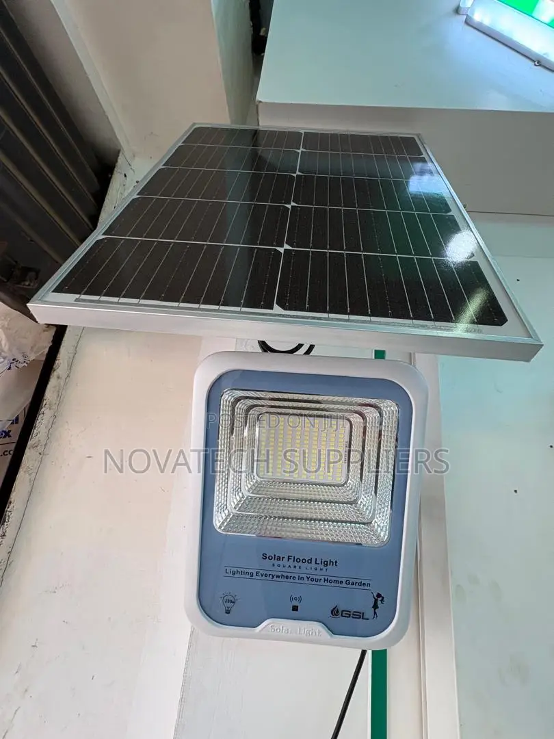All-in-One 200W Solar Flood Light With Solar Panel Included