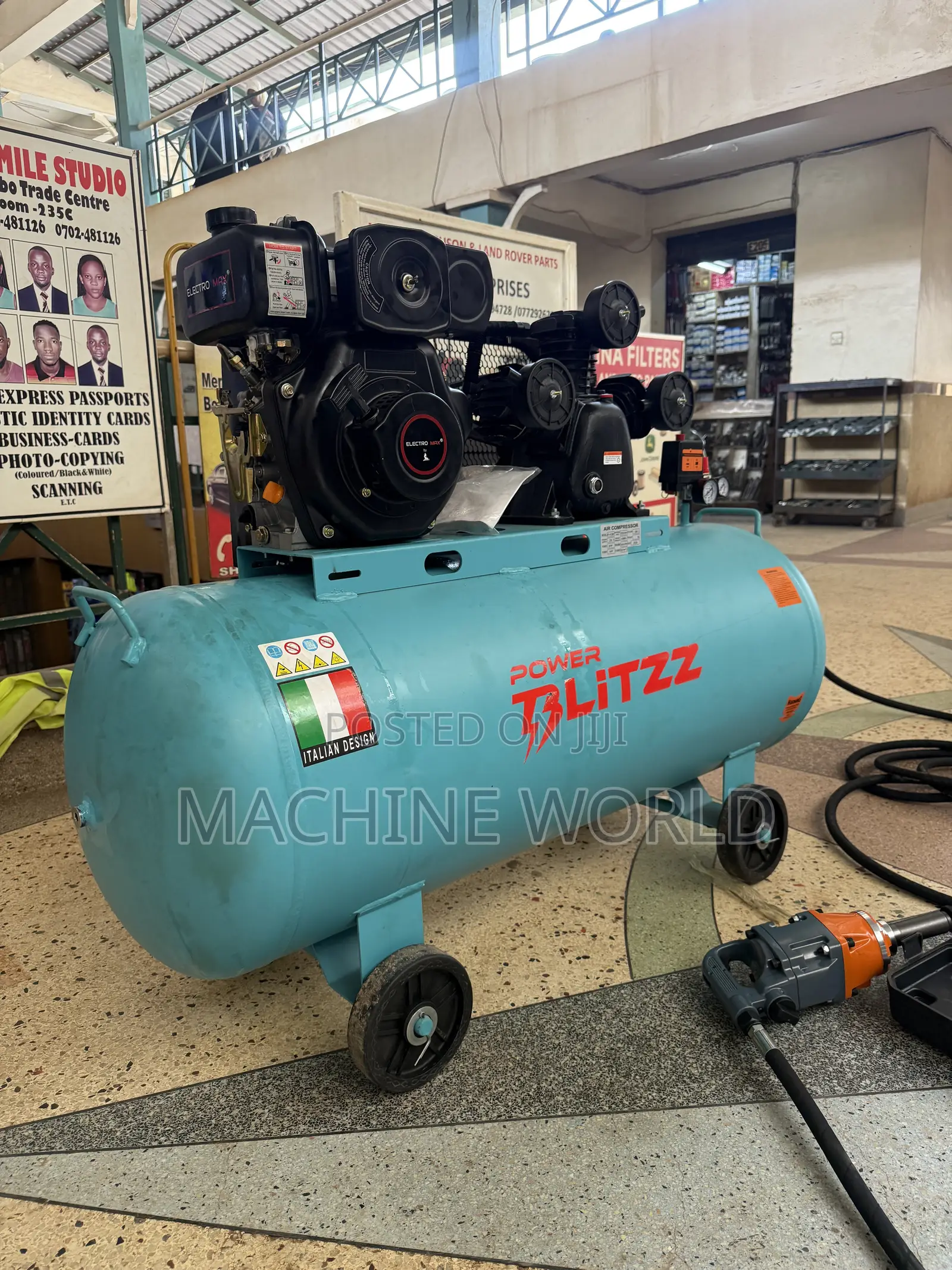 Diesel Air Compressor With Impact Wrench
