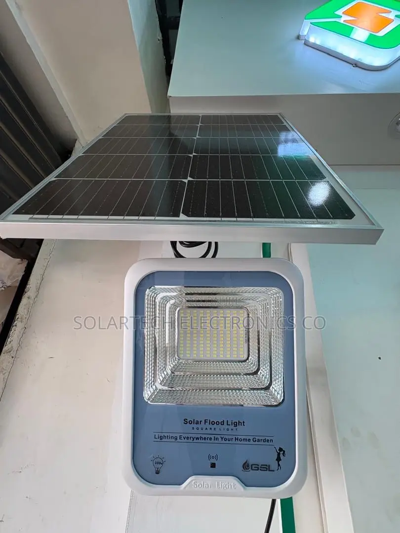 Waterproof 200W Solar LED Flood Light for Security Lighting