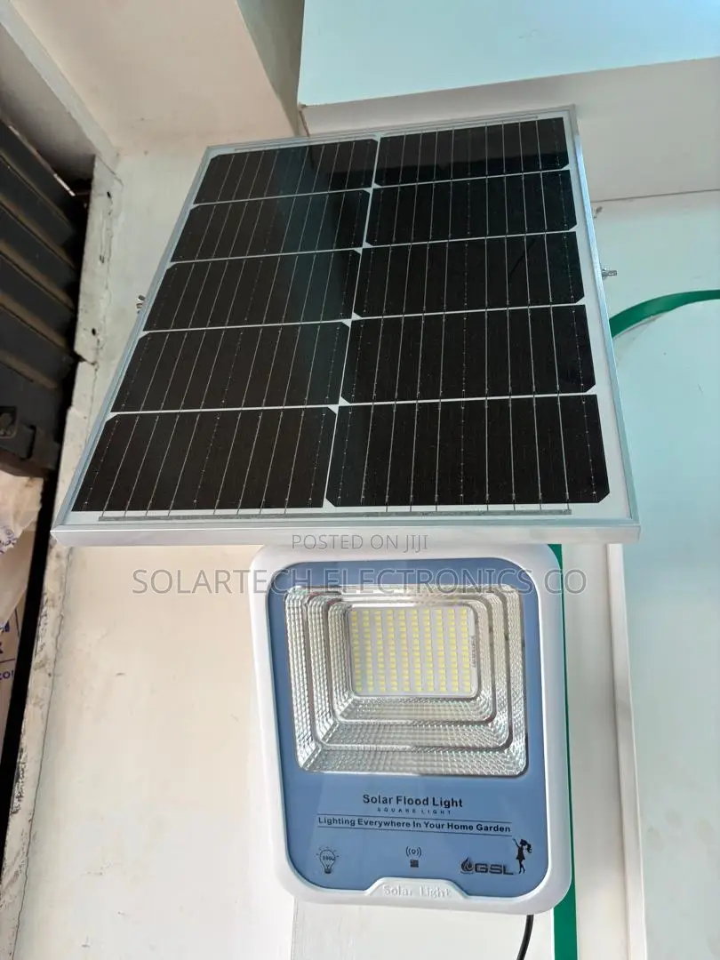 All-in-One 200W Solar Flood Light With Solar Panel Included