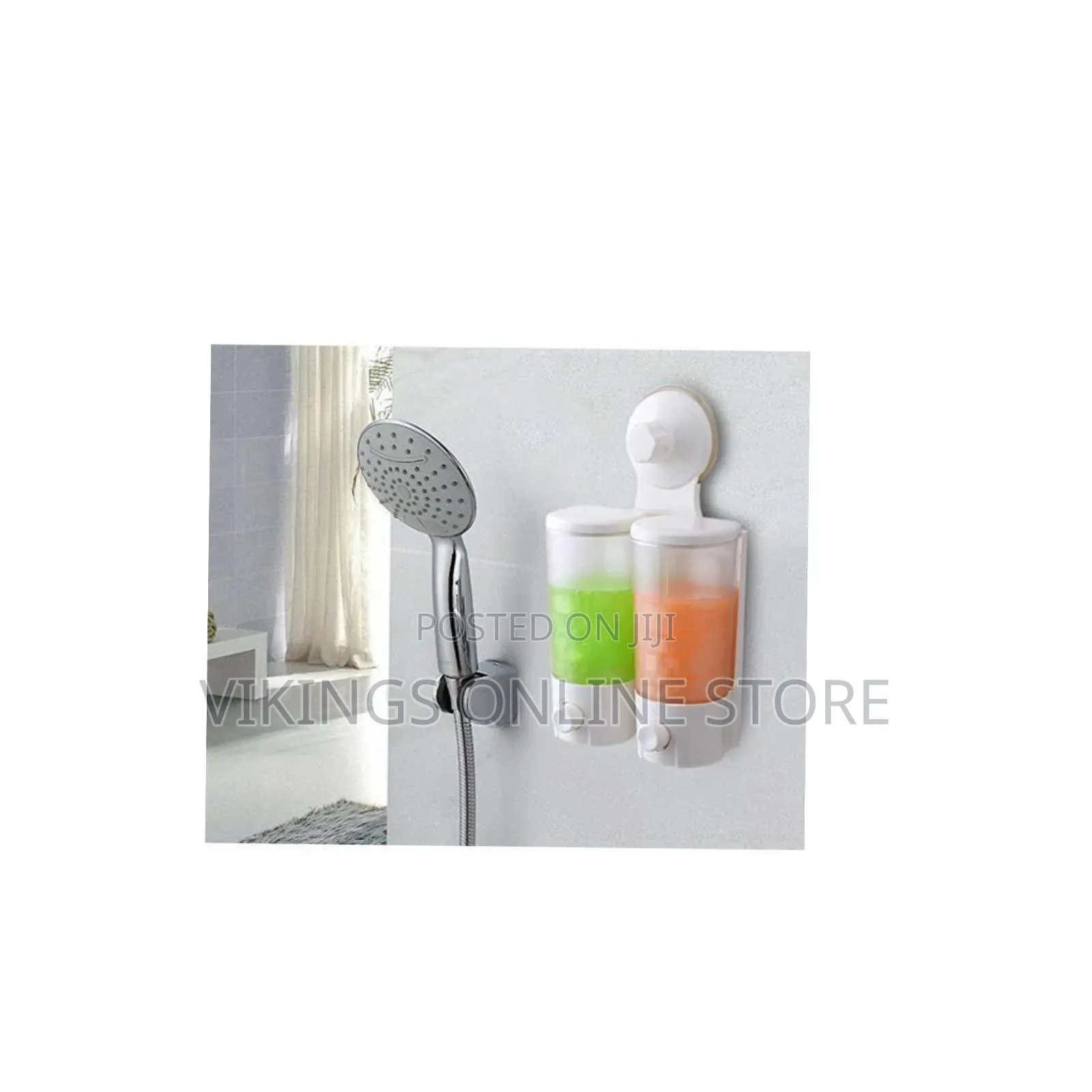 Magic Wall Mounted Suction Cup Hand Wash Liquid Soap Dish Dispenser