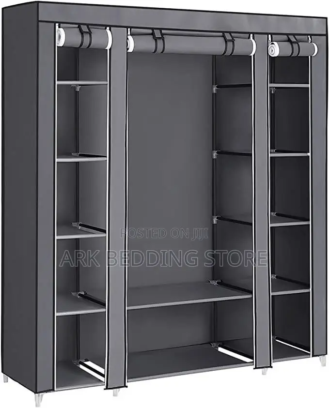 3 Column Metallic Closet