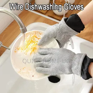Wire Dish Washing Gloves,Magic Steel Wire Cleaning Gloves