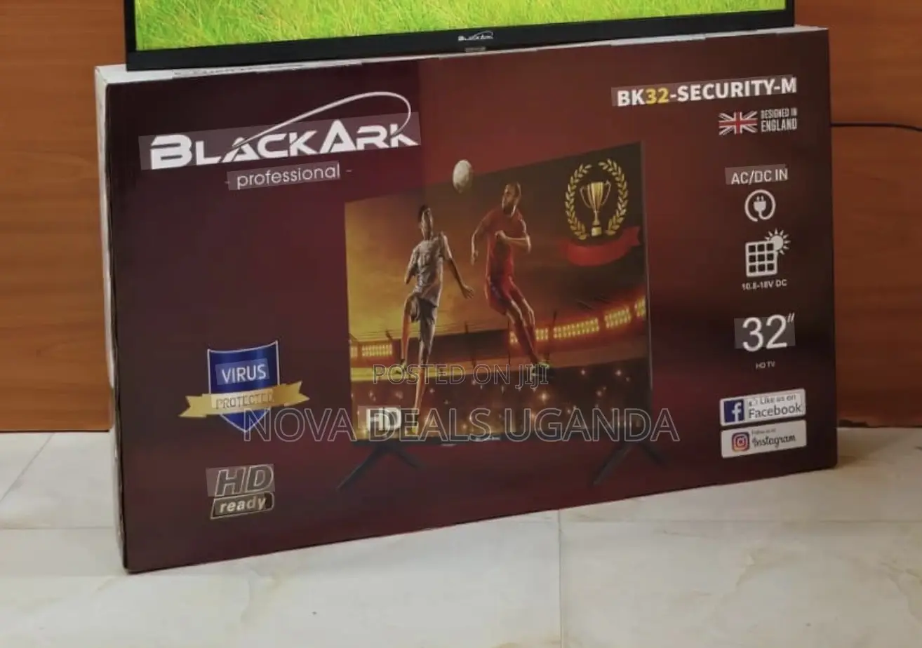 32-Inch Black Ark Digital Frameless TV