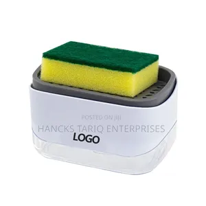 2-in-1 Soap Dispenser and Sponge Caddy.