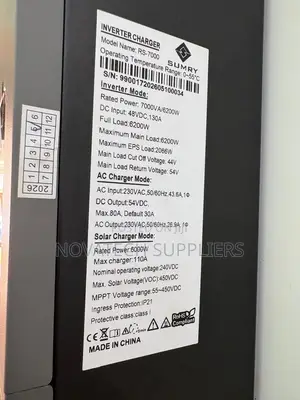 SUMRY RS-7000 6200W Pure Sine Wave Solar Inverter Charger