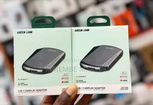 Green Lion 2-in-1 CarPlay Adapter Running Android 14 for Wireless
