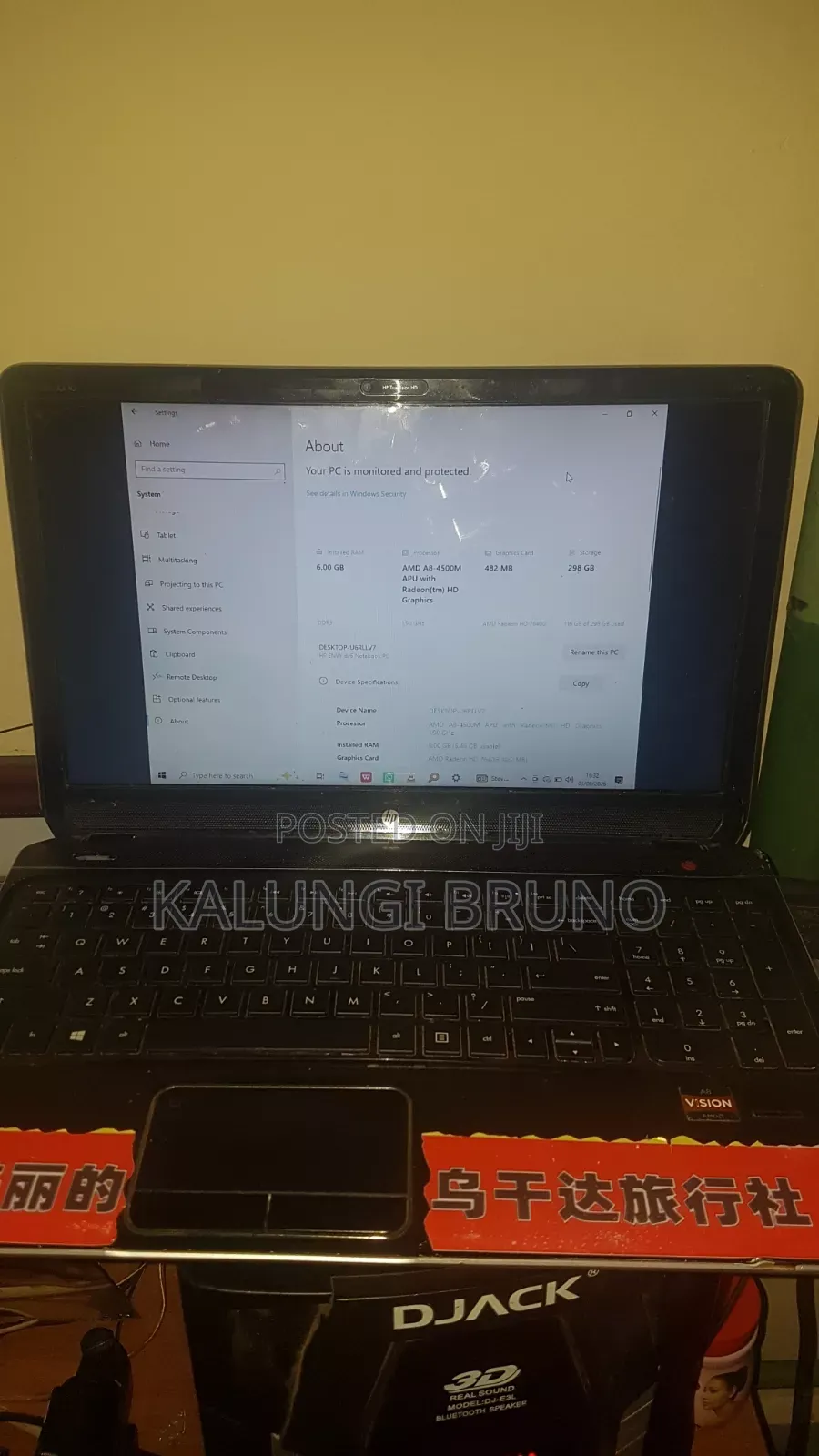 Laptop HP Stream Notebook 6GB AMD A8 HDD+SSD 320GB