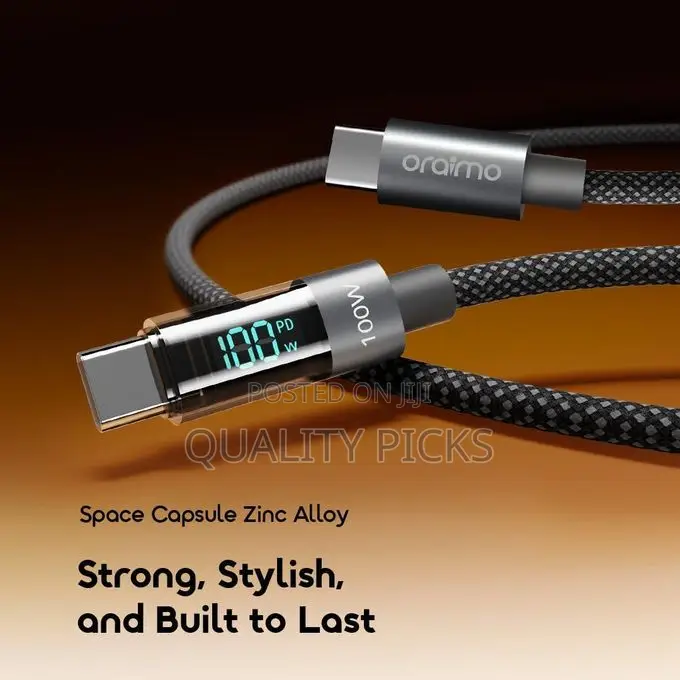USB-C to USB-C Fast Charging Cable 1.2m - Sleek Data Cable