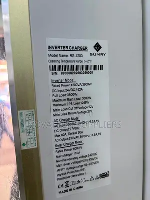 4200va Sumry 24v Hybrid Solar Inverter With 6000w Pv