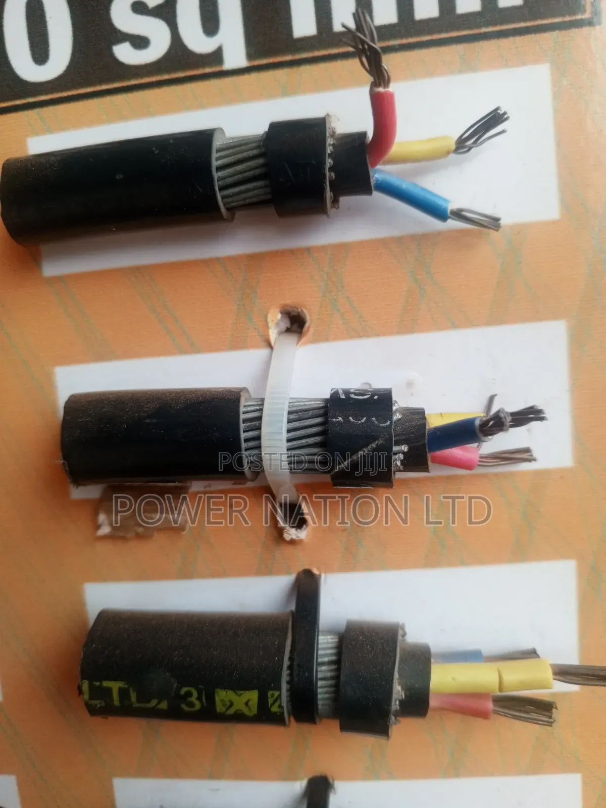 2.5mm Pure Copper 3core Underground Armoured Cable