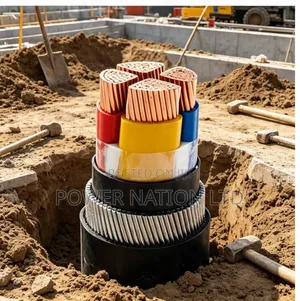 120mm Total 4core Pure Copper Armored Underground Cable