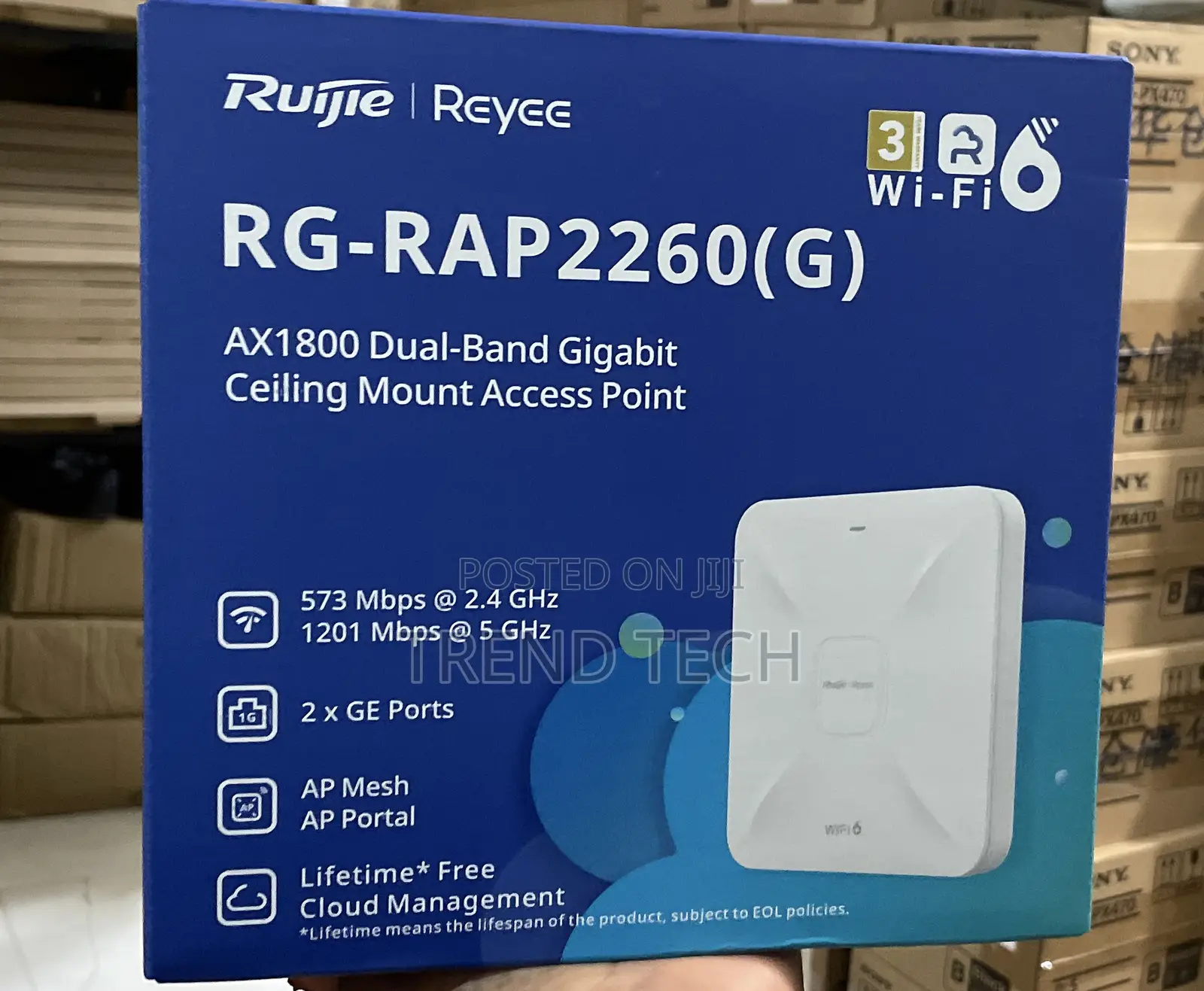 RUIJIE AX1800 Dual-Band Gigabit Ceiling Mount