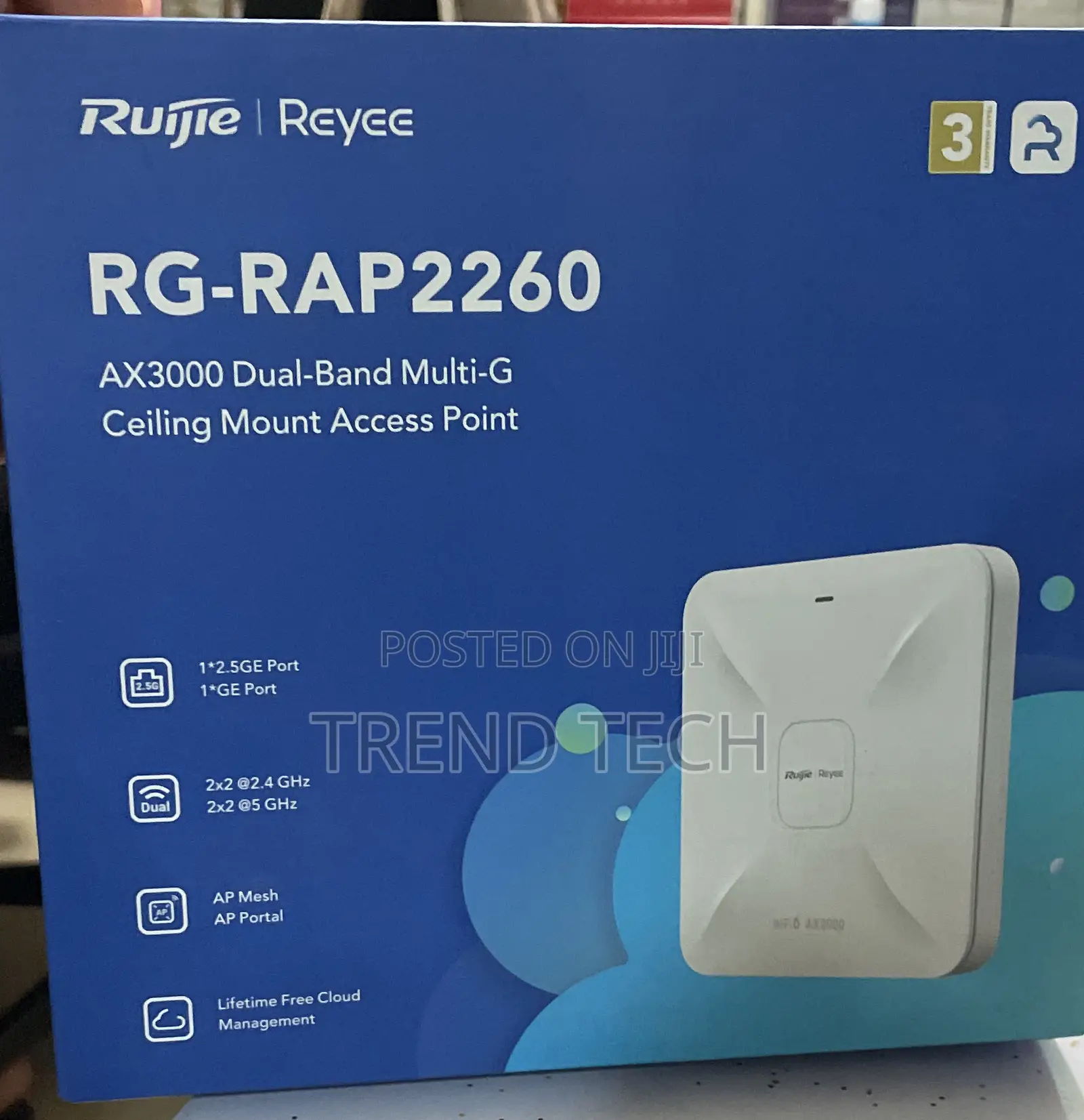 Ruijie Ax3000 Dual Band Cieling Mount