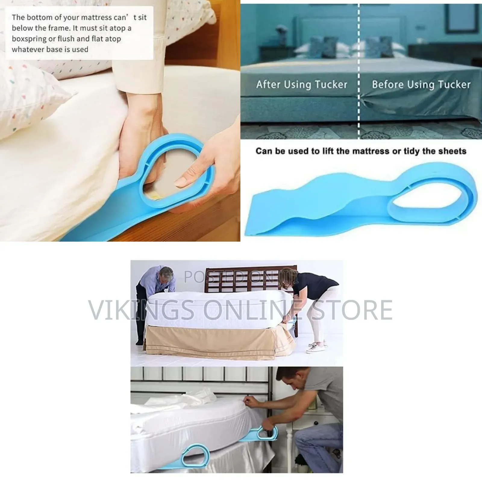 2 Pieces of Ergonomic Mattress Wedge Elevator, Bed Making Mattress