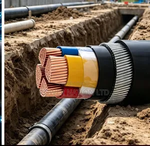 10mm 4 Core Armoured/Underground Cable