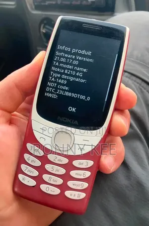 New Nokia 8210 4G Red