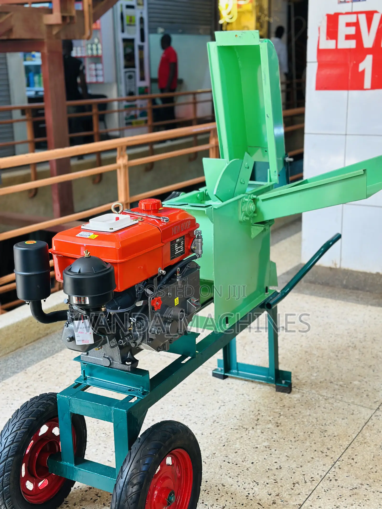 Diesel Silage Chopper Machine Water Cooled Engine