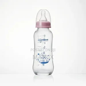 Mum Love Glass Feeding Bottle