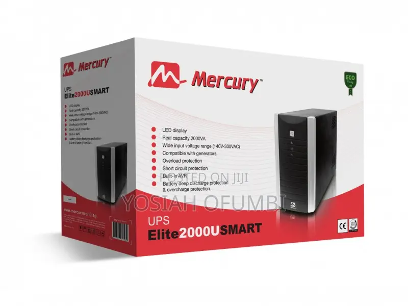 Mercury 2,000va (2kva) Ups