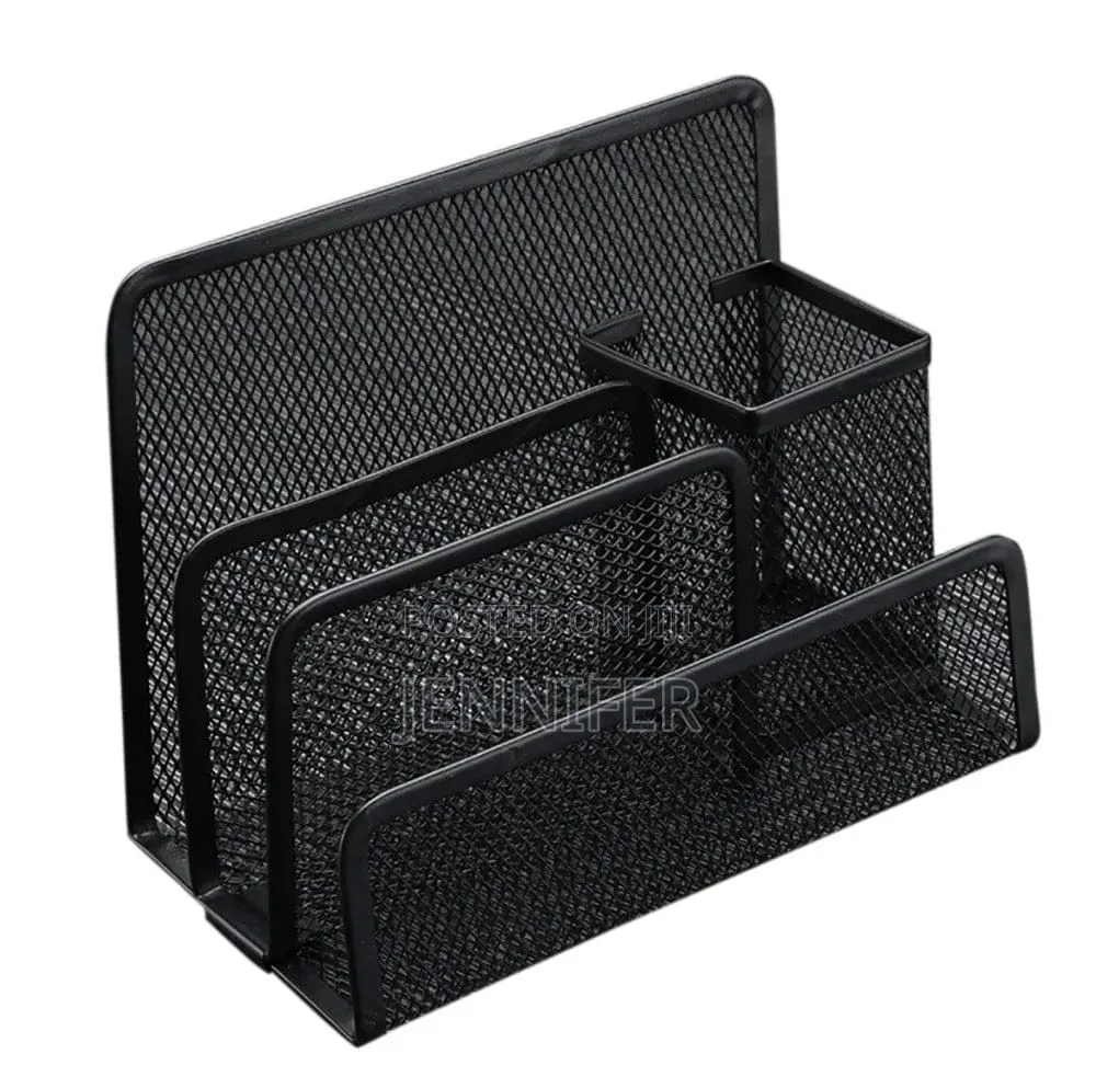Letter Tray and Pen Holder Desk Organizer