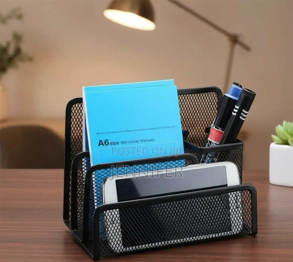 Letter Tray and Pen Holder Desk Organizer