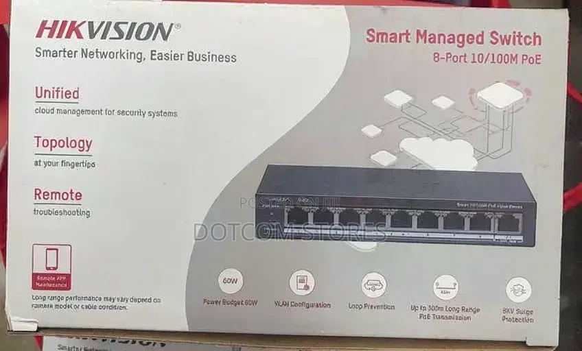 Hikvision 8port Poe Switch