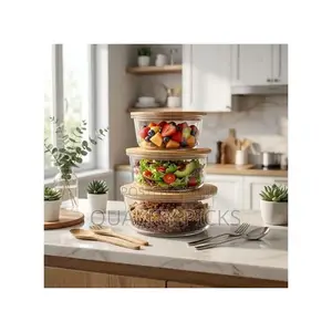 Glass Food Storage Containers Set