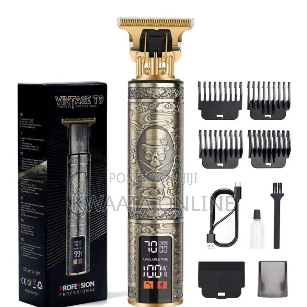 Vintage T9 Professional Hair Clipper and Beard Trimmer