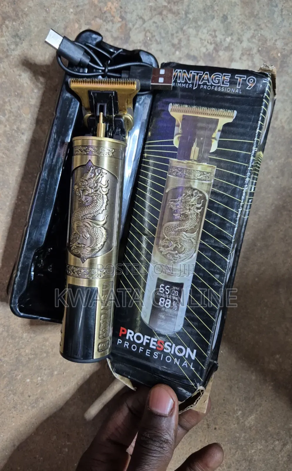 Vintage T9 Professional Hair Clipper and Beard Trimmer
