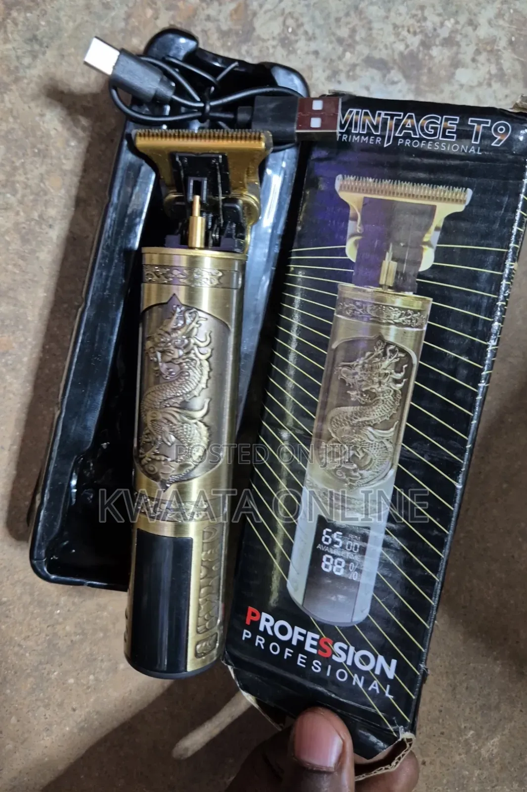 Vintage T9 Professional Hair Clipper and Beard Trimmer