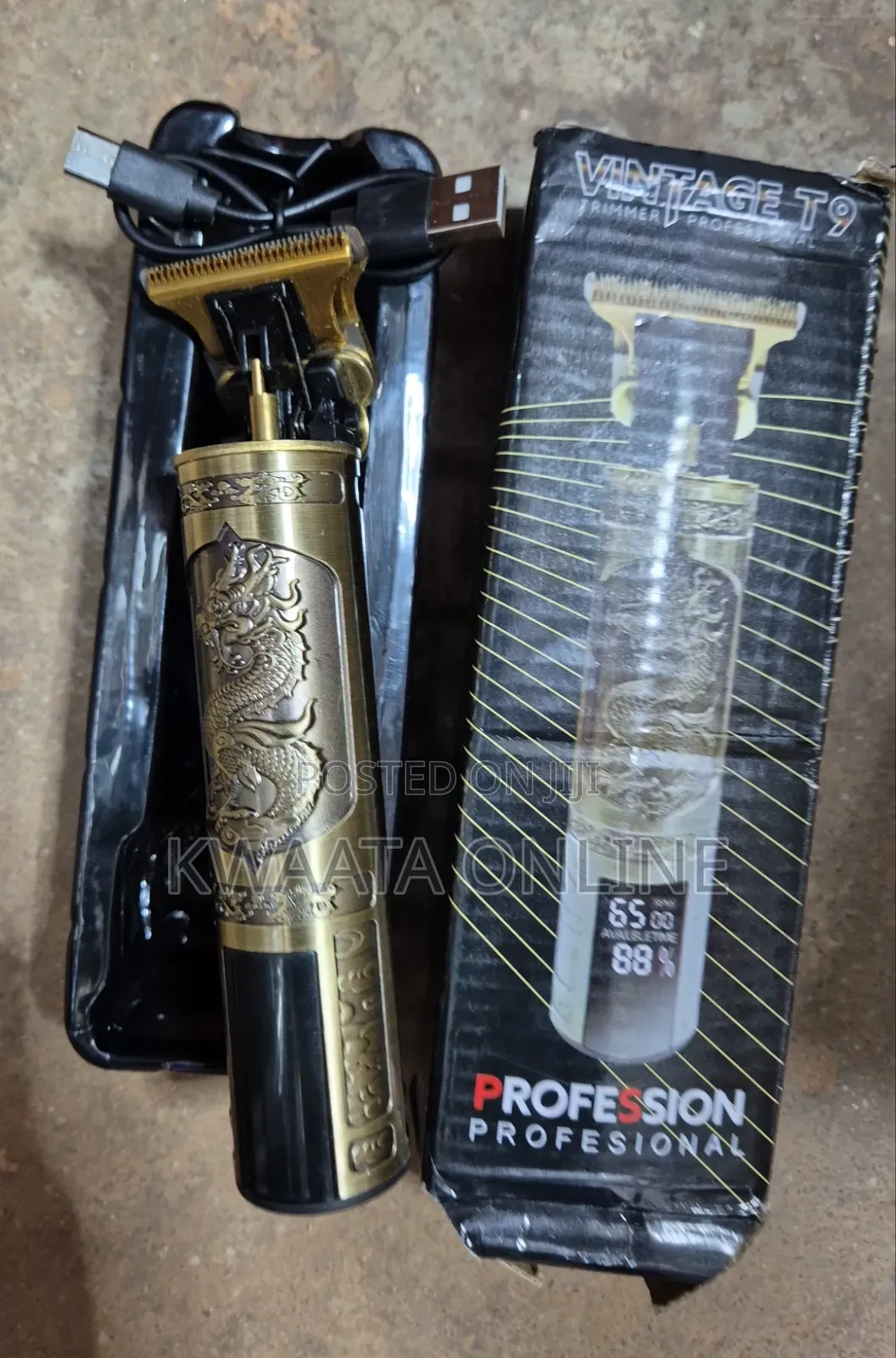 Vintage T9 Professional Hair Clipper and Beard Trimmer