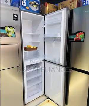 Hisense 341l Double Door Bottom Freezer With a Dispenser