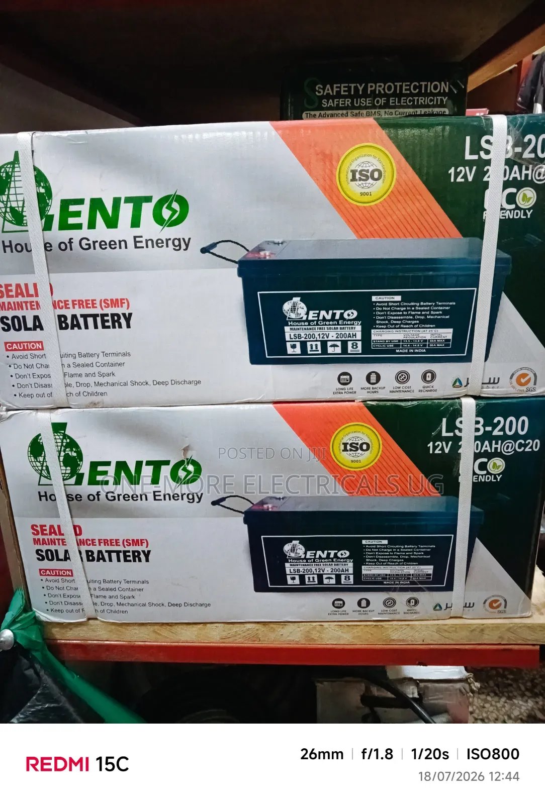 High Performance SMF Lento Battery 200ah/12volts.