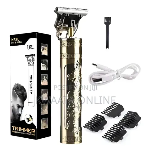 USB Charge Plastic Electric Clipper Stainless Steel Blade Hair Trimmer